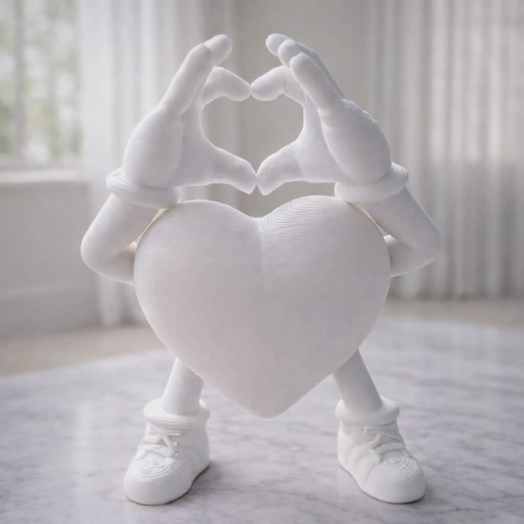 Figurka z serduszkiem